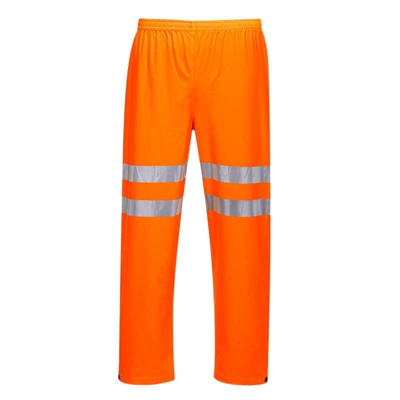Portwest - Pantalon de pluie imperméable SEALTEX ULTRA haute visibilité classe 2 - L - Orange