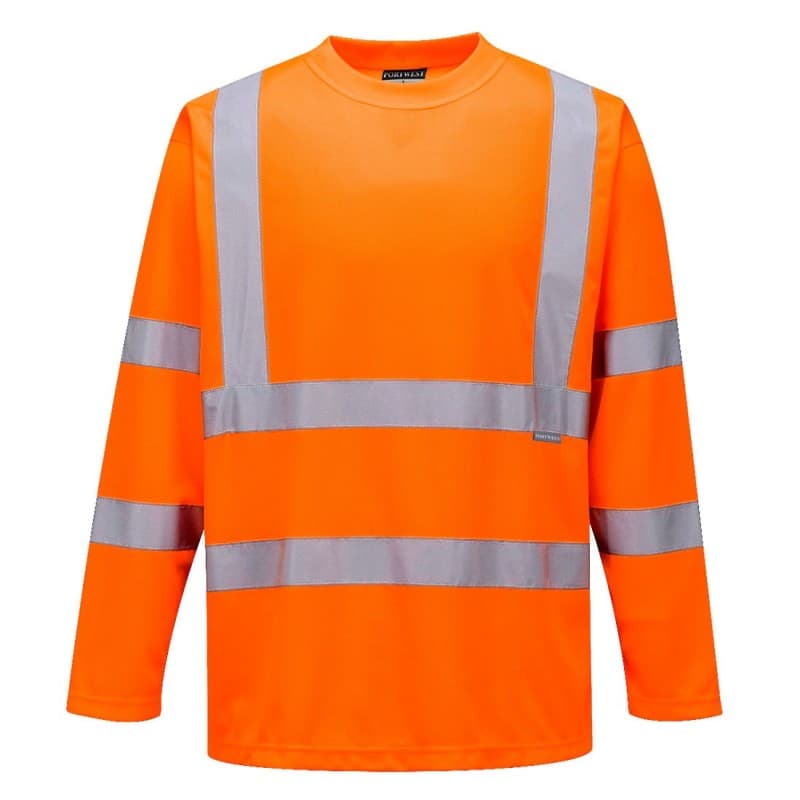 Portwest - Tee-shirt manches longues en tissu respirant et léger HV - L - Orange