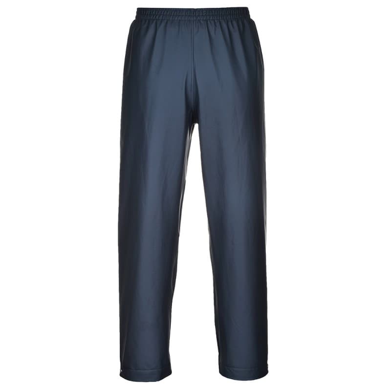 Portwest - Pantalon de pluie élastiqué SEALTEX OCEAN imperméable - L - Bleu Marine