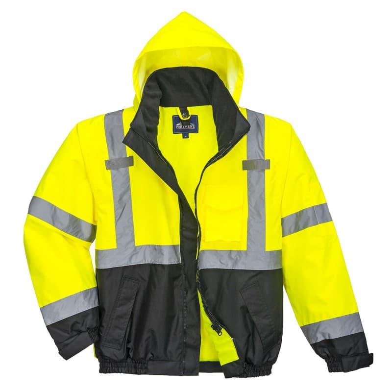 Portwest - Blouson de travail 3 en 1 PREMIUM HV - 4XL - Jaune / Noir