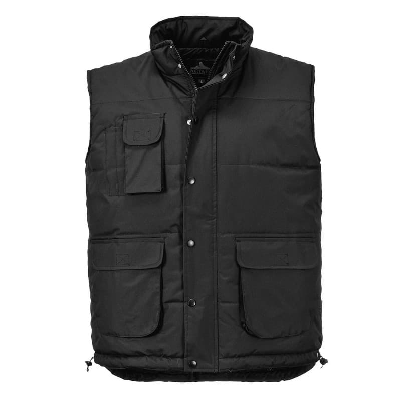 Portwest - Gilet de travail sans manches CLASSIC chaud mi-saison - L - Noir