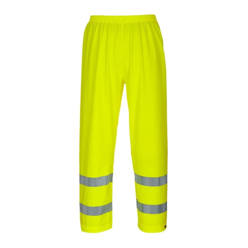 Portwest - Pantalon de pluie SEALTEX ULTRA imperméable non doublée haute visibilité classe 1 - 4XL - Jaune