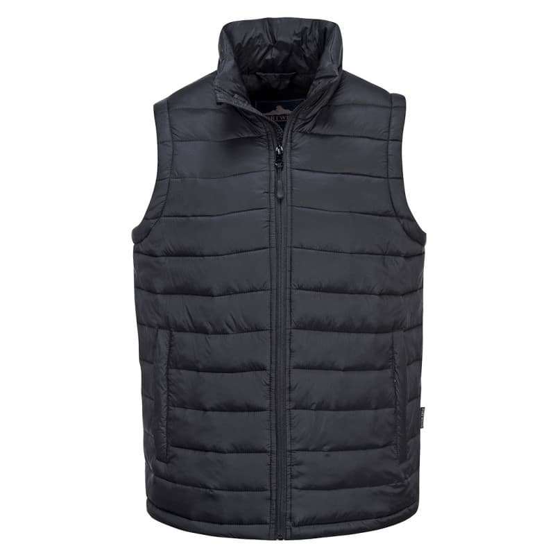 Portwest - Veste de travail sans manches ASPEN matelassée - L - Noir