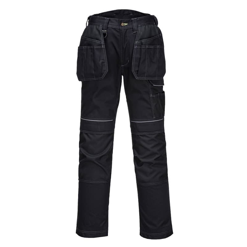 Portwest - Pantalon de travail PW3 avec poches holster - 38 - Noir