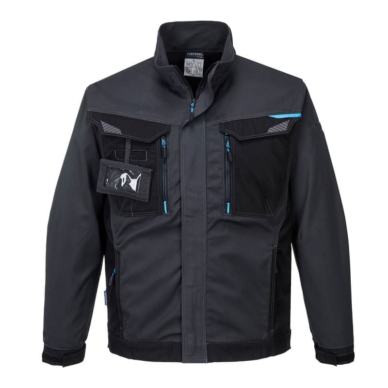 Portwest - Veste de travail WX3 en toile Canvas poly-coton résistant - L - Gris