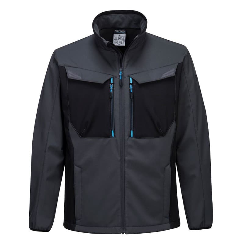 Portwest - Veste softshell 3 couches WX3 imperméable et respirante - L - Gris