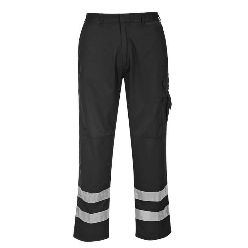Portwest - Pantalon de travail IONA coupe Standart en poly-coton - L - Noir