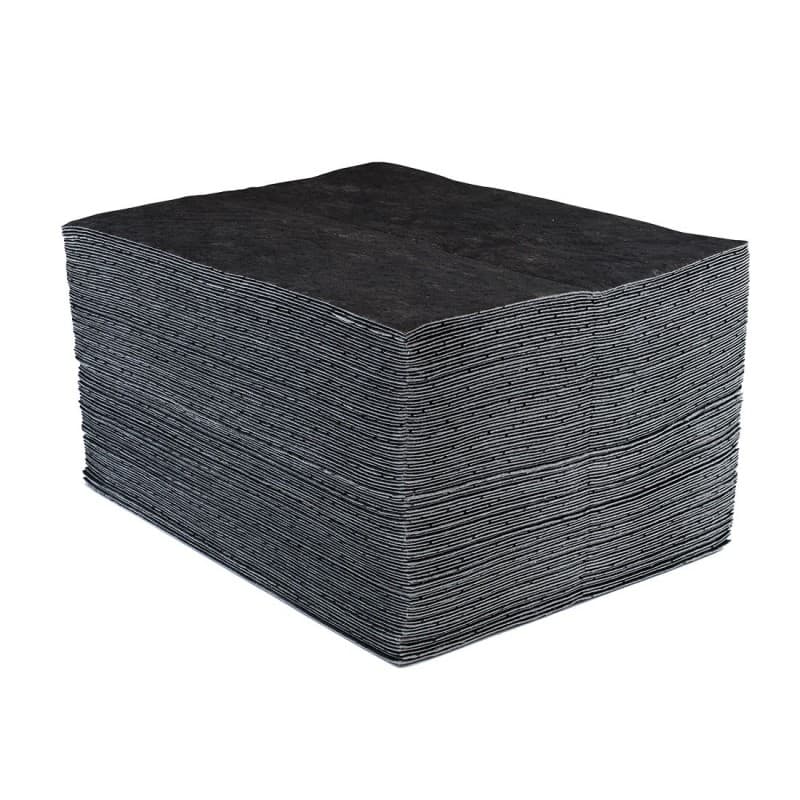 Portwest - Tapis de maintenance absorbant 0,5 litres absorbé par tapis (Pack de 200) - Unique - Gris