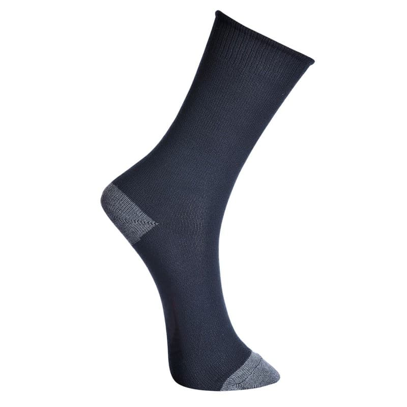 Portwest - Chaussettes résistantes aux flammes en tissu Modaflame hauteur 28cm - 39-43 - Noir