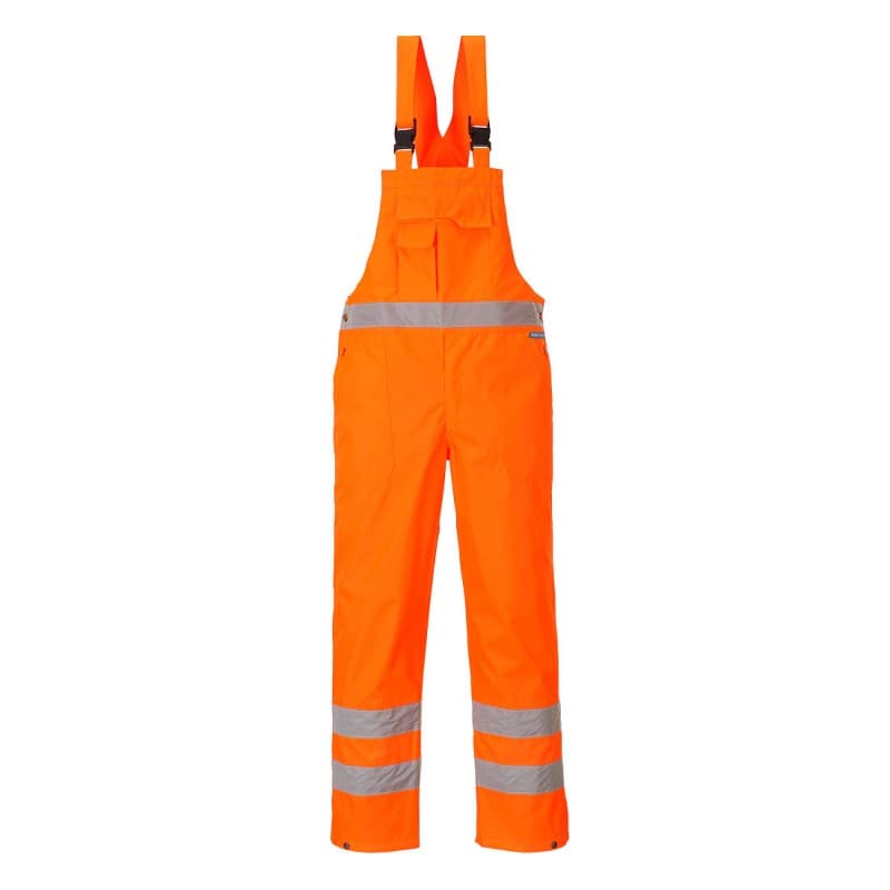Portwest - Cotte à bretelles non doublée haute visibilité norme RIS-3279-TOM 2 - L - Orange