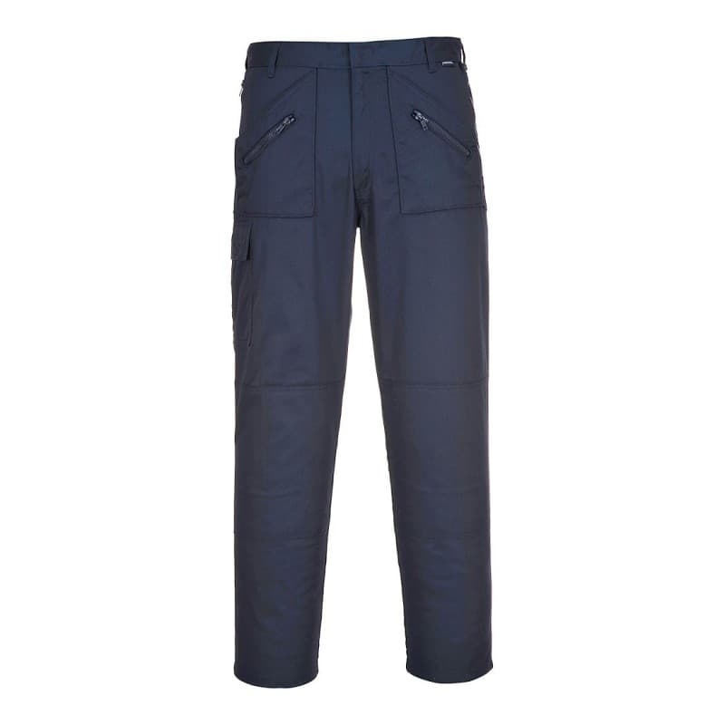 Portwest - Pantalon de travail ACTION en poly-coton avec poches zippées - 34 - Bleu Marine