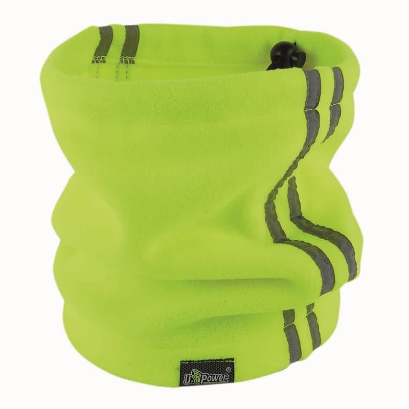 U-Power - Cache-nez jaune avec cordon de serrage - Unique - Jaune