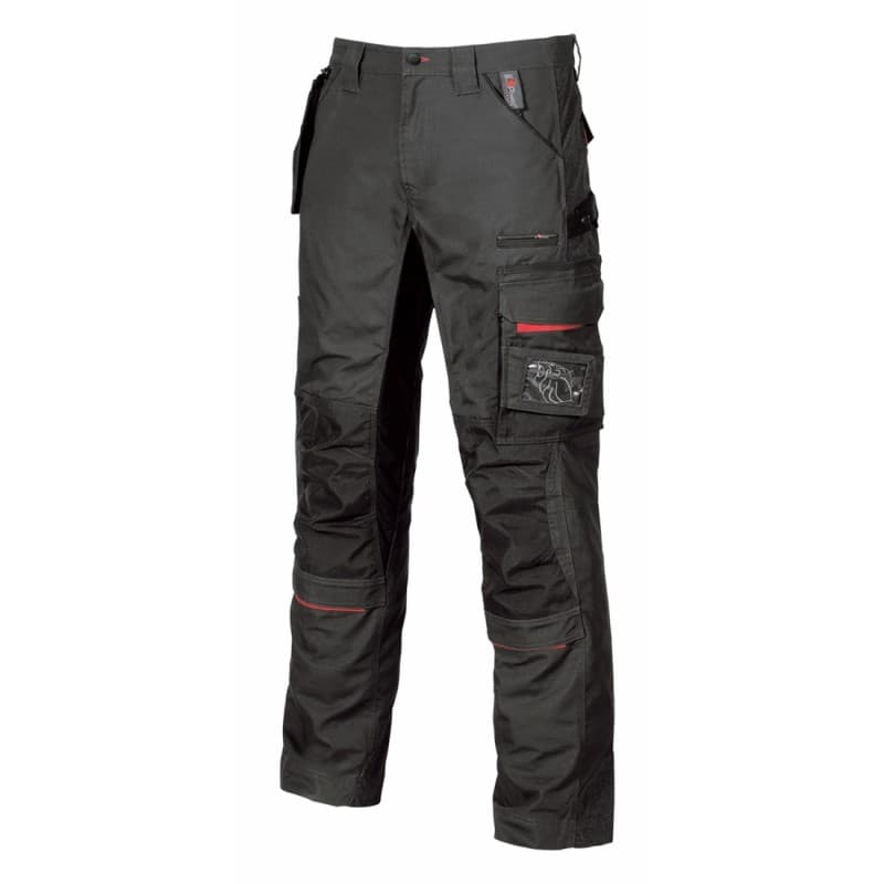 U-Power - Pantalon de travail noir RACE - 38 - Noir