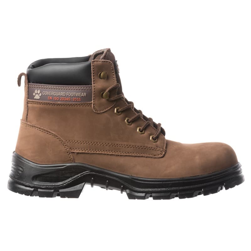 Coverguard - Chaussures de sécurité montantes marron MARBLE S3 - 39 - Marron