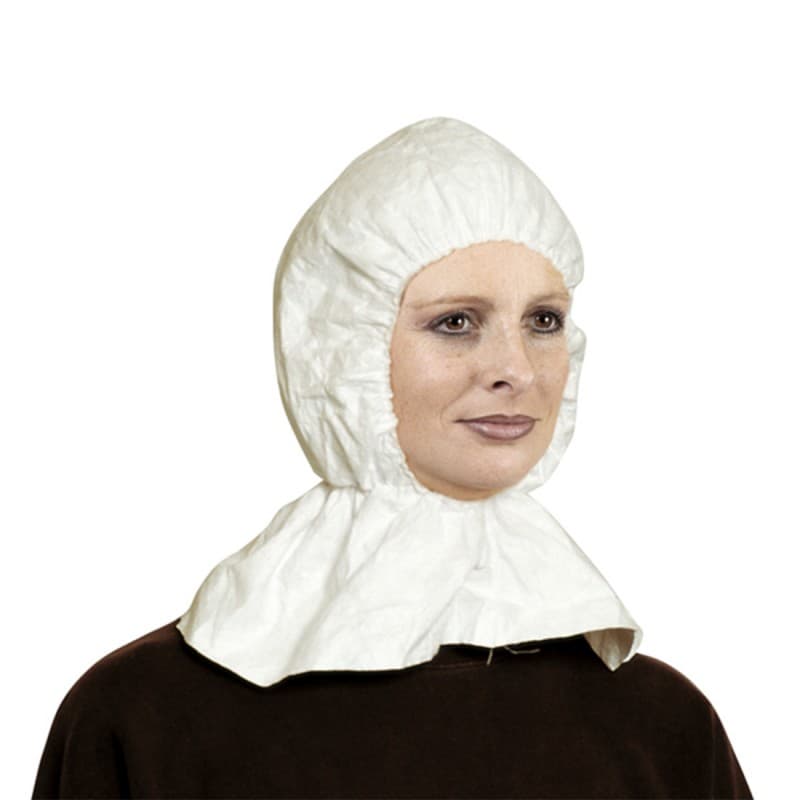 Coverguard - Cagoules blanches TYVEK Pro-Tech (Pack de 100) - Unique - Blanc