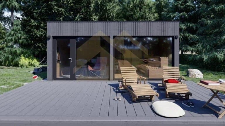 Sauna Prefabricada SIP Sahara, 24 m²