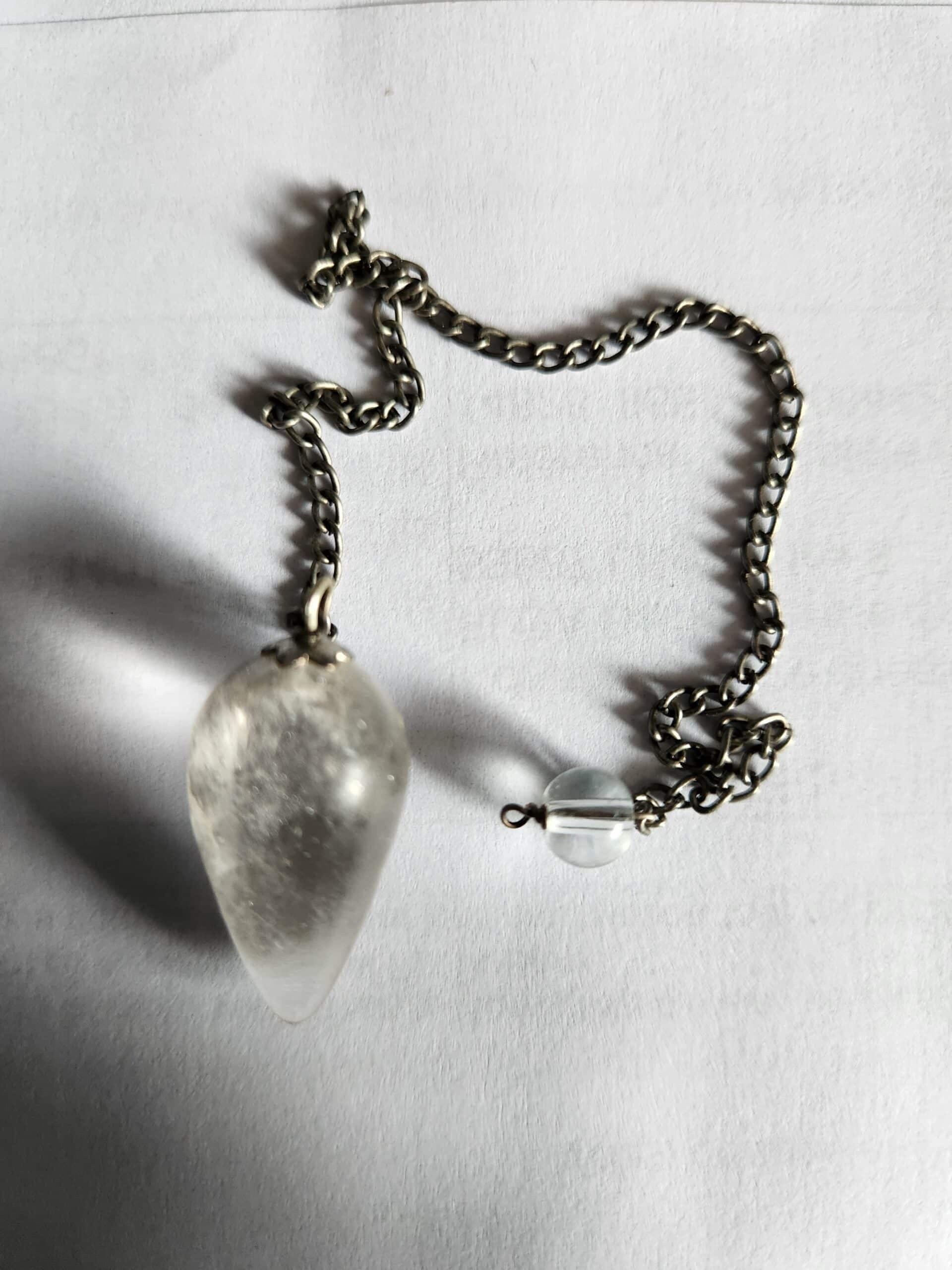 Pendule Goutte - Cristal de Roche