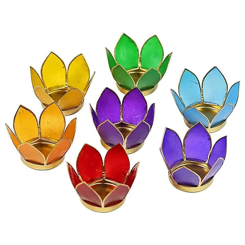 Bougeoirs Lotus des chakras