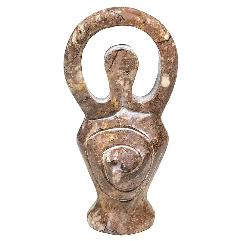 Figure de déesse - stéatite naturelle