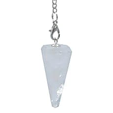 Pendule Cristal avec chaînette 7 Chakra