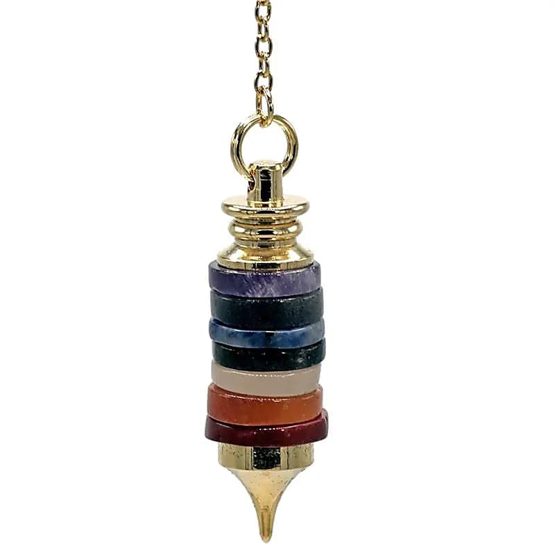 Pendule pierres 7 Chakras