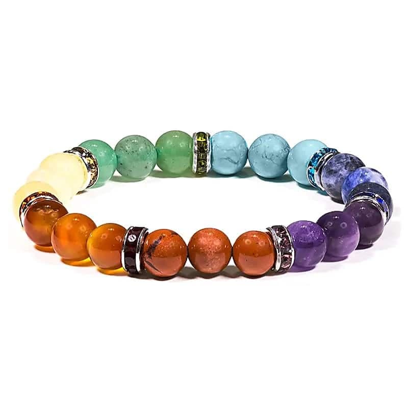 Bracelet 7 Chakra - Elastique