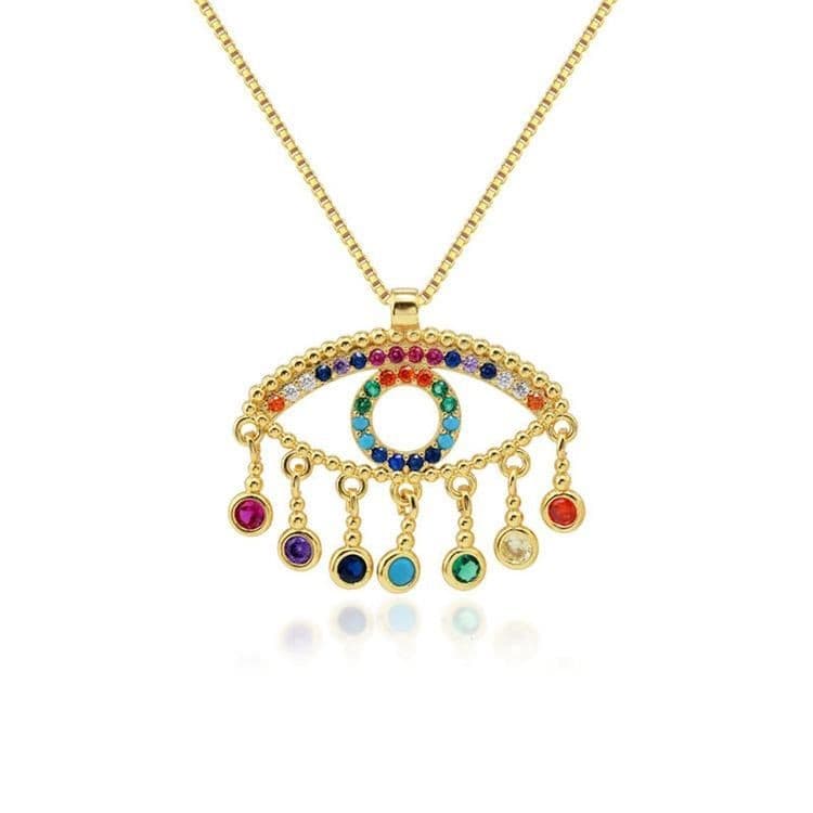 Collier oeil de protection