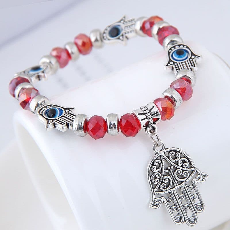 Bracelet Hamsa rouge
