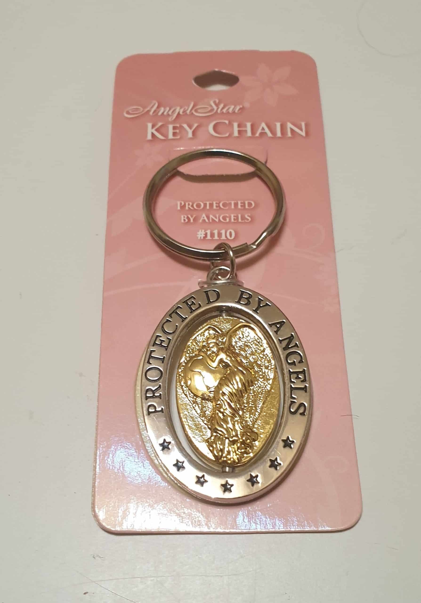 Porte clef Protégé par les Anges — 8.75 cm