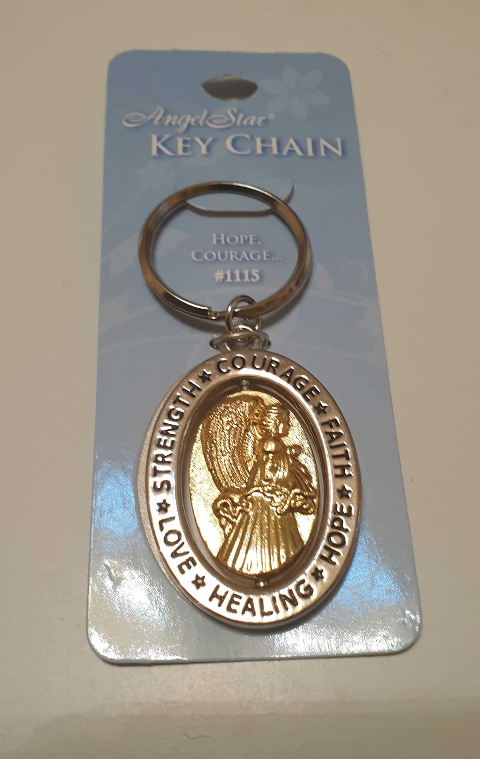 Porte clef Espoir et courage — 8.75 cm