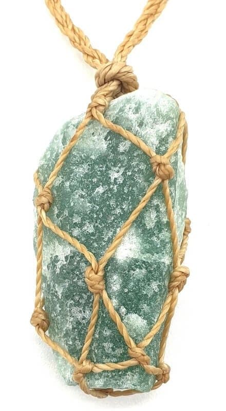 Collier Aventurine verte brute