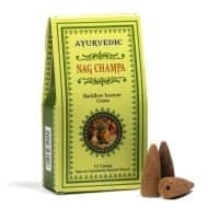 Cônes d'encens à refoulement Ayurvédique Nag Champa