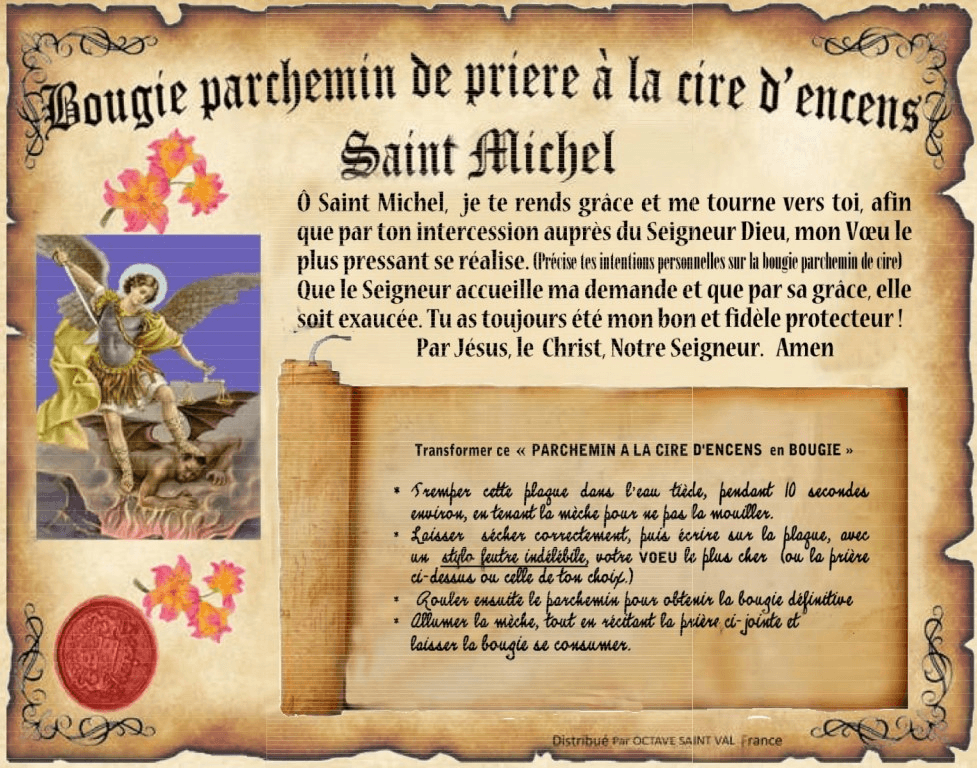 PARCHEMIN DE CIRE ST MICHEL