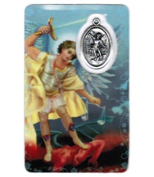 Carte Médaille Saint Michel