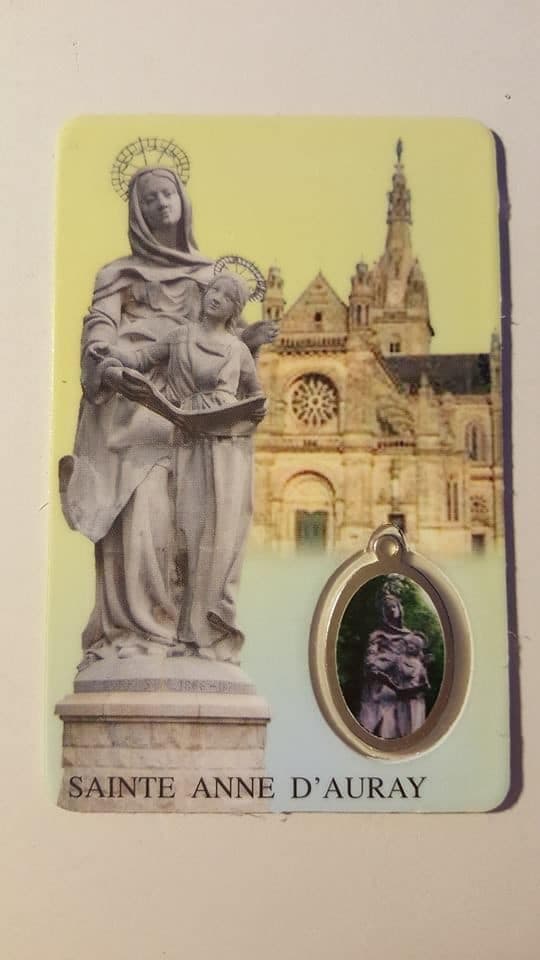 Carte Médaille Sainte Anne