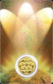 Carte médaille Archange Sandalphon