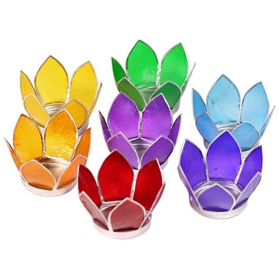 Bougeoirs Lotus des chakras