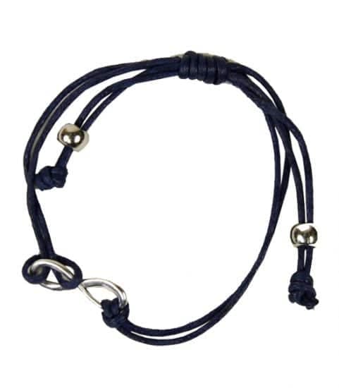 Bracelet avec symbole de l'infini