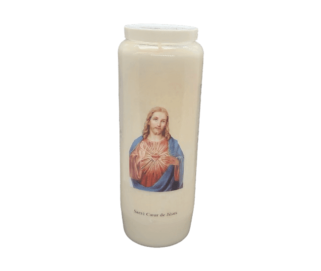 Bougie de Neuvaine Sacré Cœur de Jésus