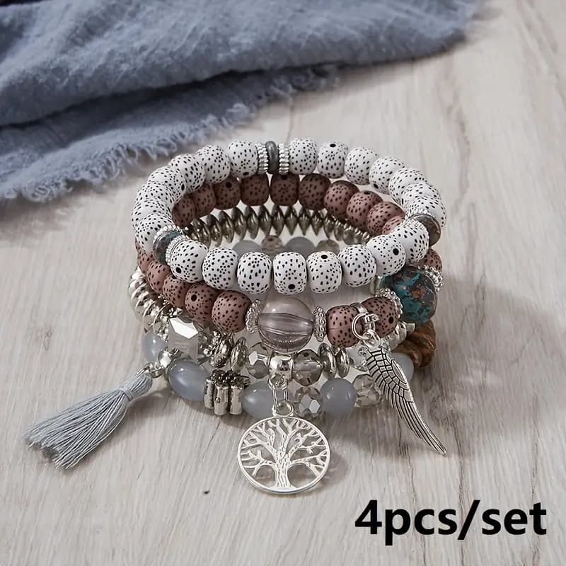 Bracelet Bohème Gris