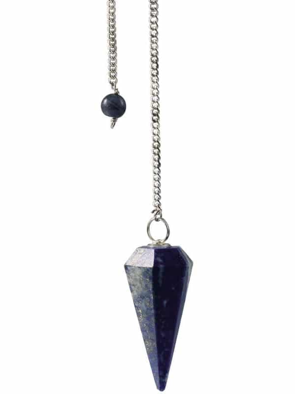 Pendule à Facettes Lapis Lazuli