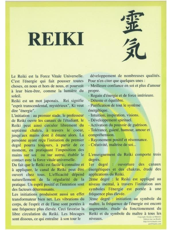 Planche Reiki - A4