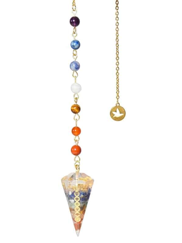 Pendule Orgonite 7 Chakras