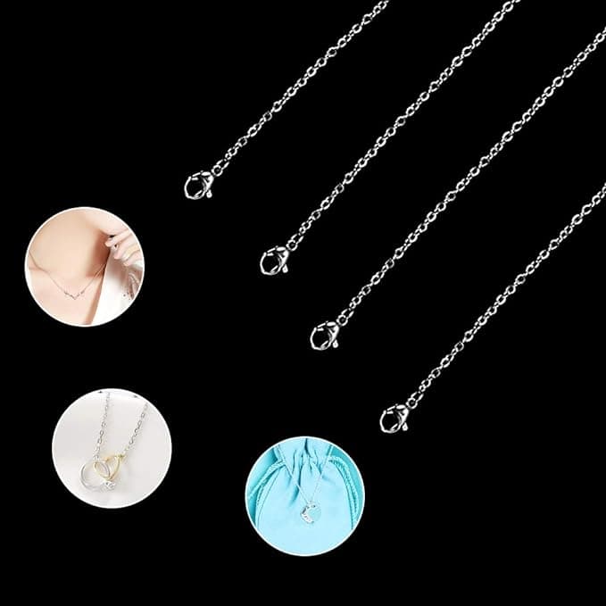 Chaine en acier inoxydable Argent