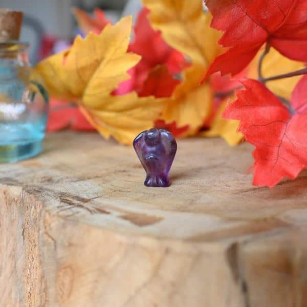 Ange en Pierre Précieuse Améthyste (20 mm)