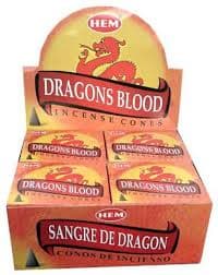 Cônes d encens Sang du Dragon — 20 g