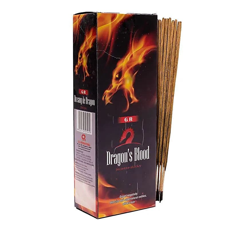 Encens Dragon Blood en boite hexagonale — 20 g