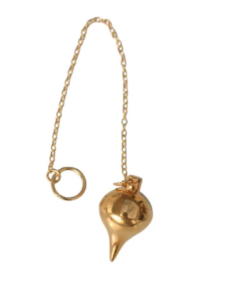 MINI PENDULE GOUTTE D'EAU (doré 10g)