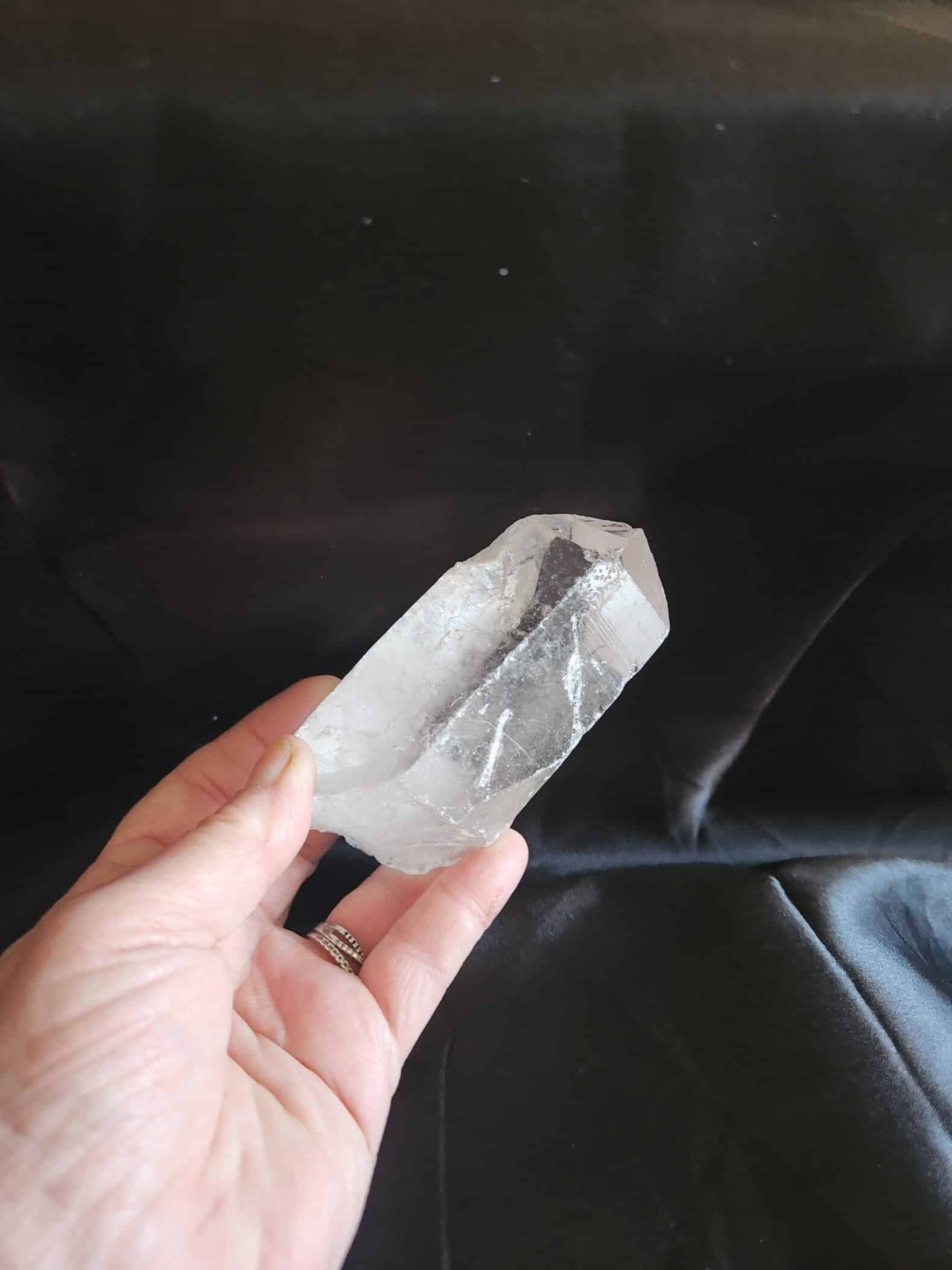 Pointe de cristal de roche (Taille: Grande)