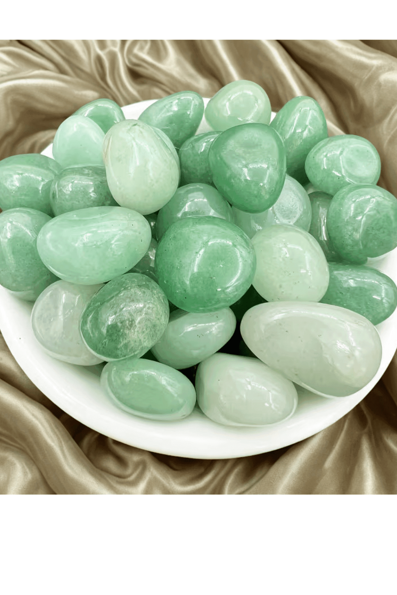 Galet d'Aventurine Verte (environ 15g)